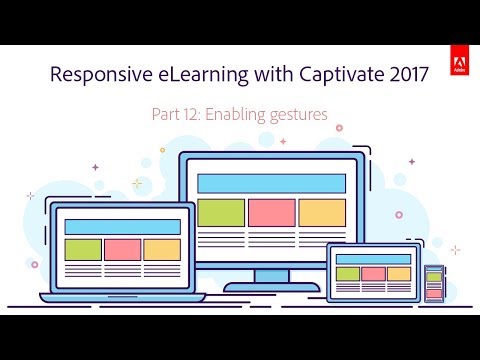 Responsive eLearning with Captivate 2017 – Part 12: Enabling gestures