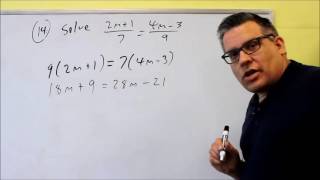 MATH 95 Midterm #14