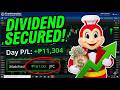PSEi BOUNCE BACK! 🚀 I Sniped Jollibee (JFC) Right Before the Payout!