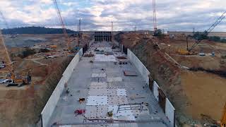 Oroville Spillway Flyover October 19, 2017