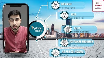 SOFTWARE ENGINEER INTERN || JSPIDERS NOIDA || PLACED STUDENT REVIEW