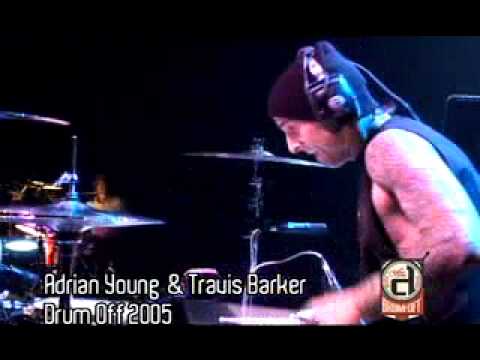 TRAVIS BARKER & ADRIAN YOUNG AT GUITAR CENTER'S DR...