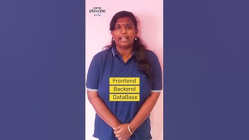 Full Stack Development| HTML| CSS| Front End| Back End| Explanation In Tamil| Entri Elevate Tamil