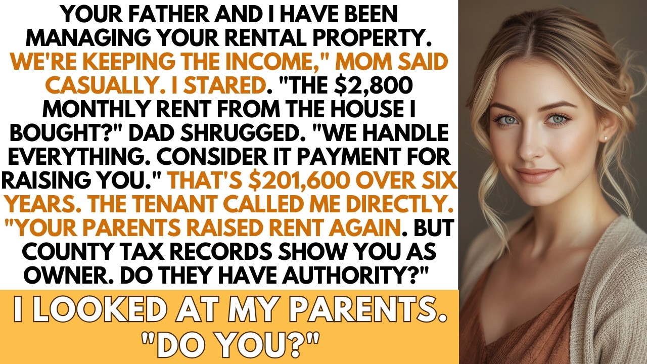 My Parents Kept 6 Years Of Rent From My $680K Property—Tenants Contacted Me As Legal Owner...