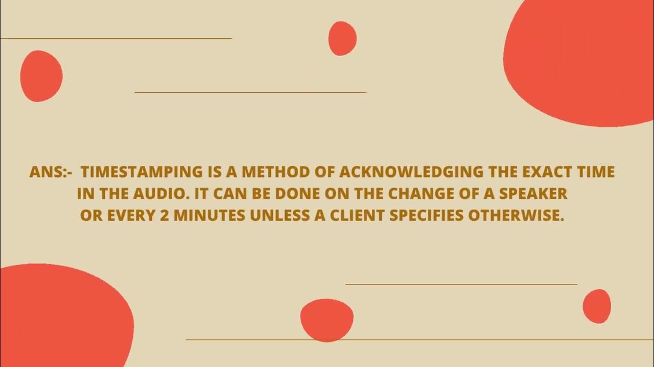 What is timestamping, and what are the types of timestamping YouTube