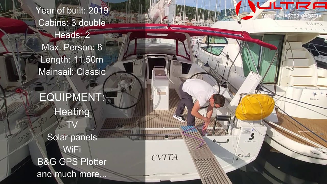 Oceanis 38.1 flotilla yacht video