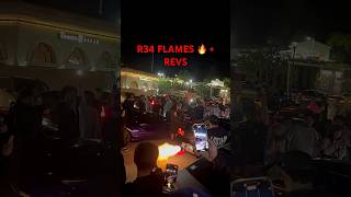 Nissan Gtr R34 Flames