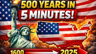 The Entire History of America in 5 Minutes – From Colonies to Superpower