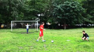 Кержаков бьет пенальти на ЕВРО 2012