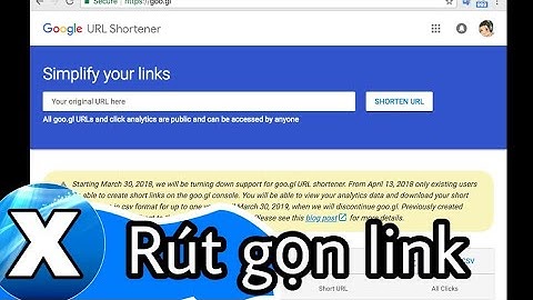 Cách rút gọn link, đường đẫn liên kết URL dài ngoằn.