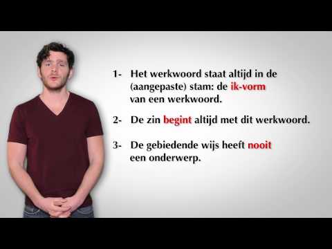 Video: Wat betekent gebiedende wijs?