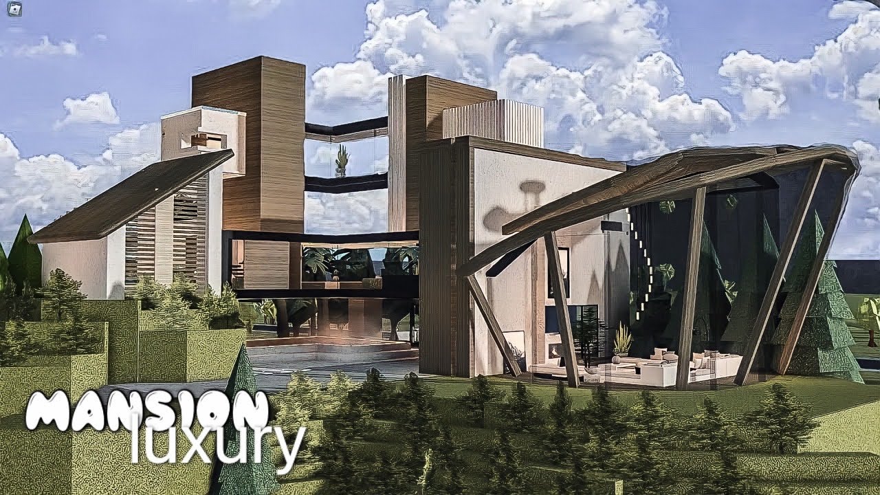 bloxburg luxury mansion tour ~ twinergy builds ~