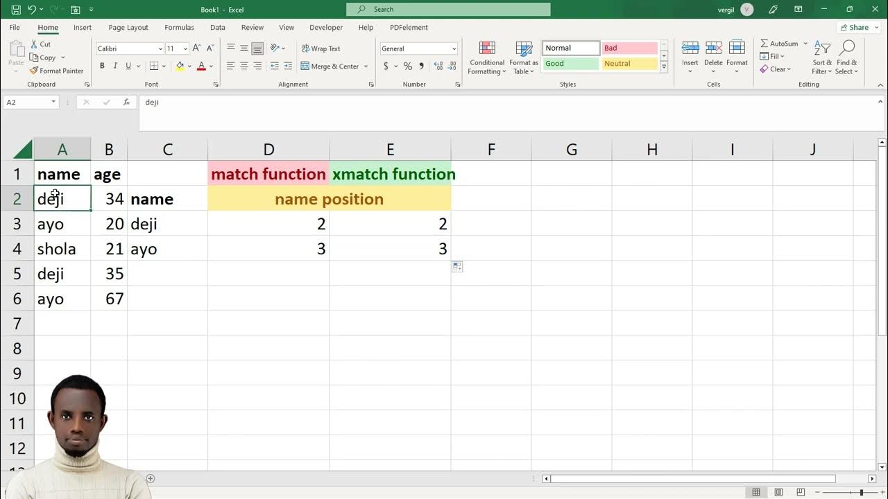 Match vs Xmatch Know the difference" excel match xmatch YouTube