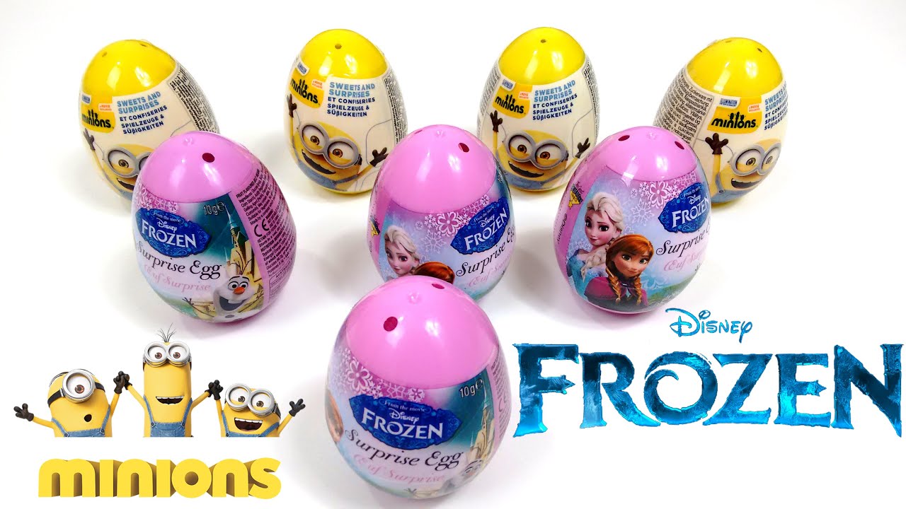 games people play Lots of Disney Frozen Elsa, Anna and Minions Surprise Eggs Opening | Kids Surprise Toys