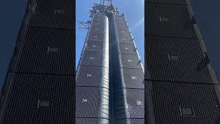 Flying JBL VTX system Central Park for Global Citizen #concerts #newyorkcity #stories  #jblpro