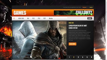 Game Portal Website Template