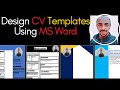 Designing CV Template Using MS Word | Girum Computer | ግሩም ኮምፒውተር