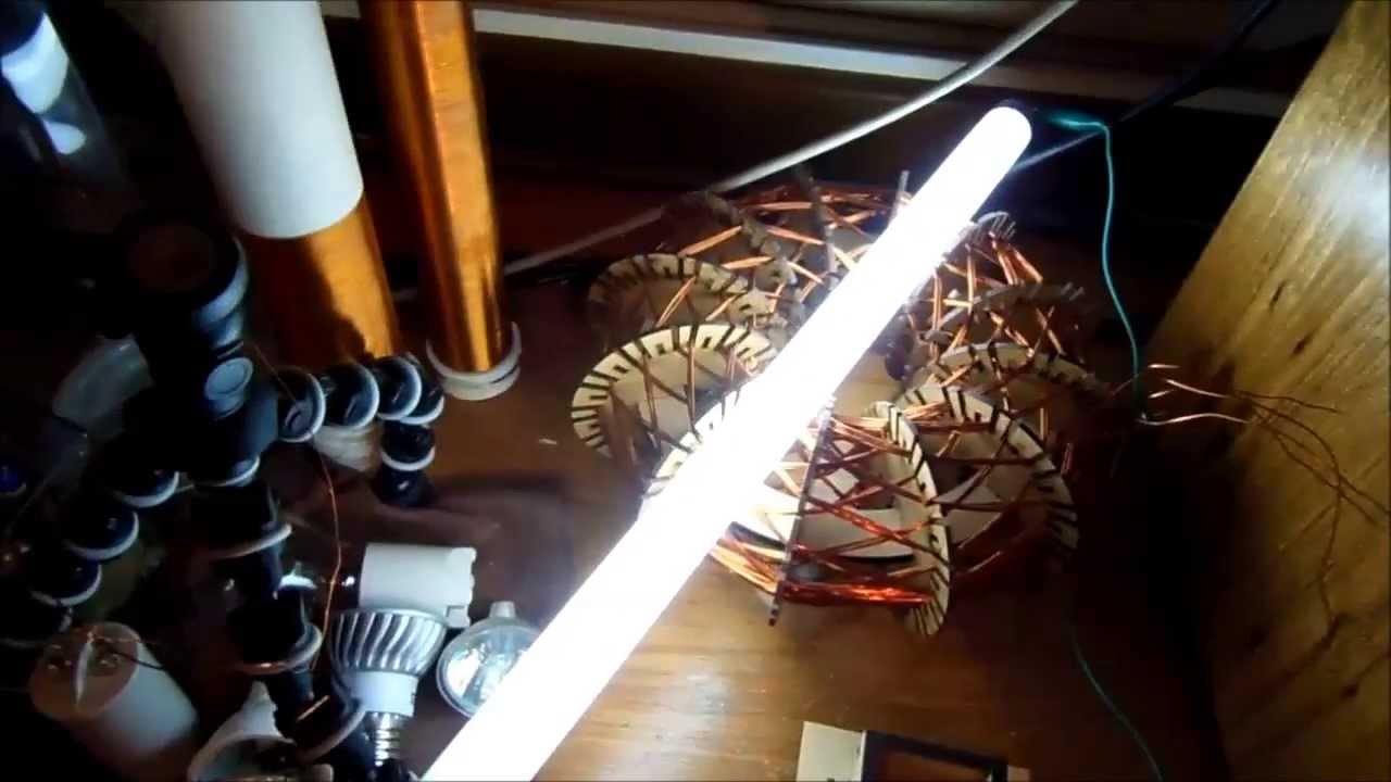 Steven E Jones + CockCroft Walton Multiplier - More Sparks & Fluorescent Bulb
