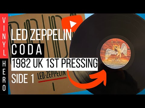 Led Zeppelin - CODA - 1982 UK 1st Pressing - Full Album