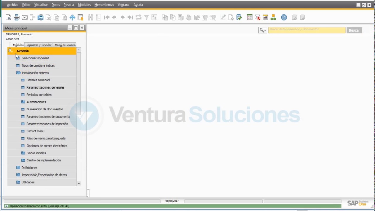 Gestión - Uso de botón Enter en SAP Business One - YouTube