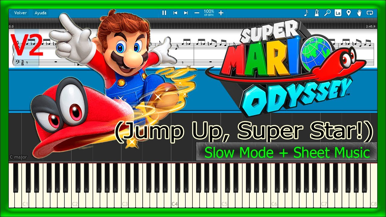 Jump Up Superstar Piano Sheet Music Easy