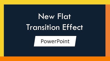 How to make flat transitions in PowerPoint | Motion Graphic Tutorial