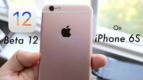 iOS 12 BETA 12 On iPHONE 6S! (Speed Decrease) (Review)