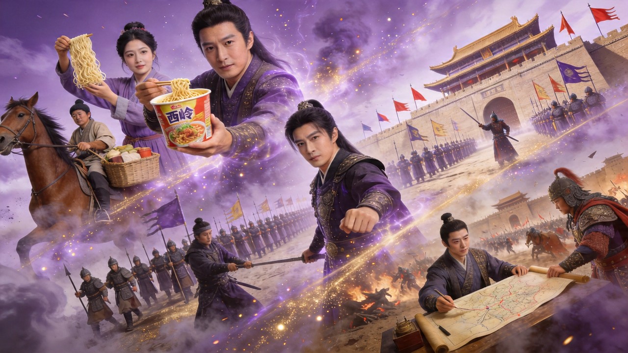 小伙穿越古代被公主强娶，竟靠泡面统一天下！