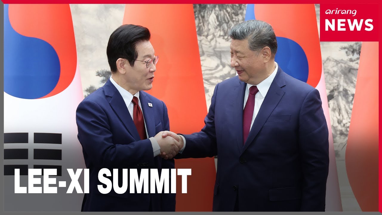 Lee-Xi summit underway in Beijing for key cooperation - YouTube