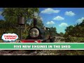 Five New Engines In the Shed | Series 8 - 12 Style | Thomas & Friends