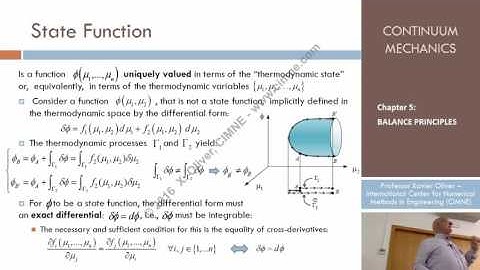 Continuum Mechanics - Ch 5 - Lecture 11 - Energy Balance