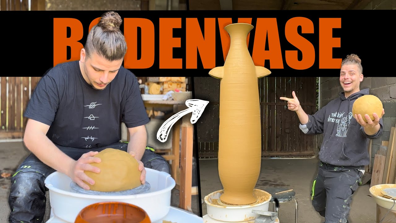 Echte Handwerkskunst - vom Ton zur Bodenvase