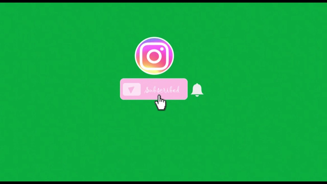 Subscribe Button Instagram Profile Logo W Notification Bell