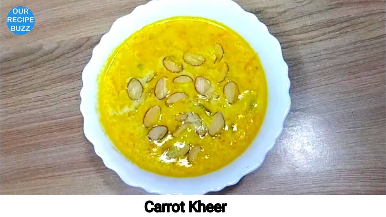 How To Make Carrot Kheer Carrot Payasam Gajar ki kheer Instant