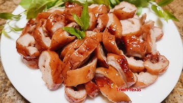 Cách Làm RUỘT HEO KHÌA NƯỚC DỪA Ăn Là Ghiền / Cách Làm Ruột Heo Sạch Mùi Hôi /Trinh Texas