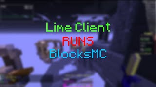 The New King Of BlocksMC!? (LIME CLIENT FULL DISABLER) | Sen
