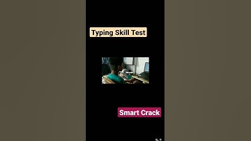 Typing Skill test performed by Our Student