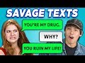 Teens Read 10 Savage Texts (React)