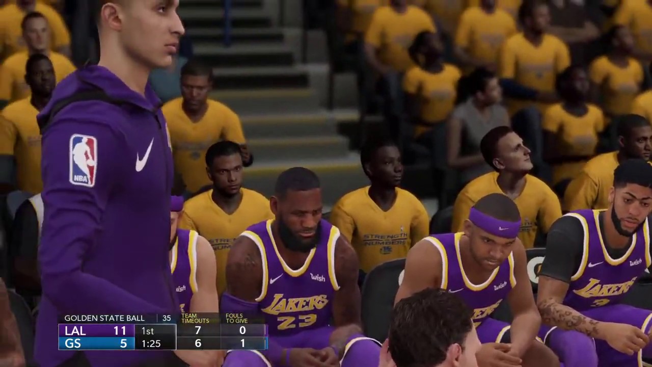 NBA Live 19 in 2020 - Lebron James vs Steph Curry - Live TV Broadcast