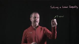 Solving a Linear Inequality (7)