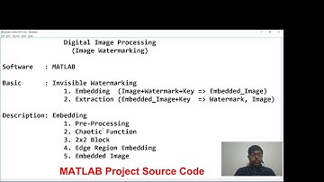 Digital Image Processing Watermarking Matlab Code download