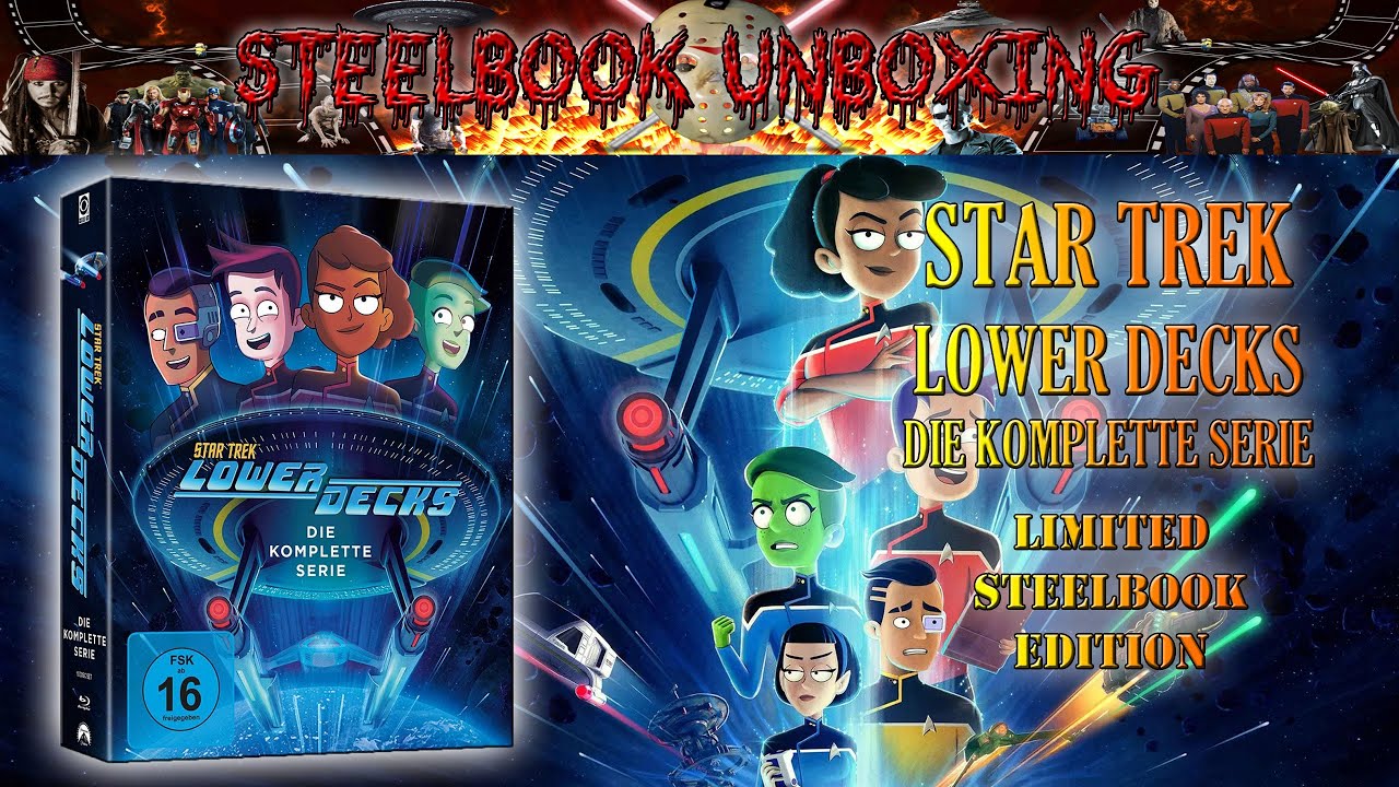 Unboxing - STAR TREK: LOWER DECKS - Die komplette Seire - Steelbook ...