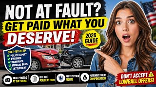Car Accident Insurance Claim Guide 2026 | What To Do If You're NOT At Fault (USA)
