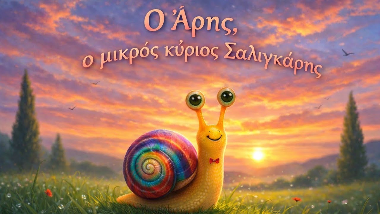 Παιδικό Παραμύθι | Ο Άρης, ο μικρός κύριος Σαλιγκάρης 🐌 | Παραμύθι για παιδιά