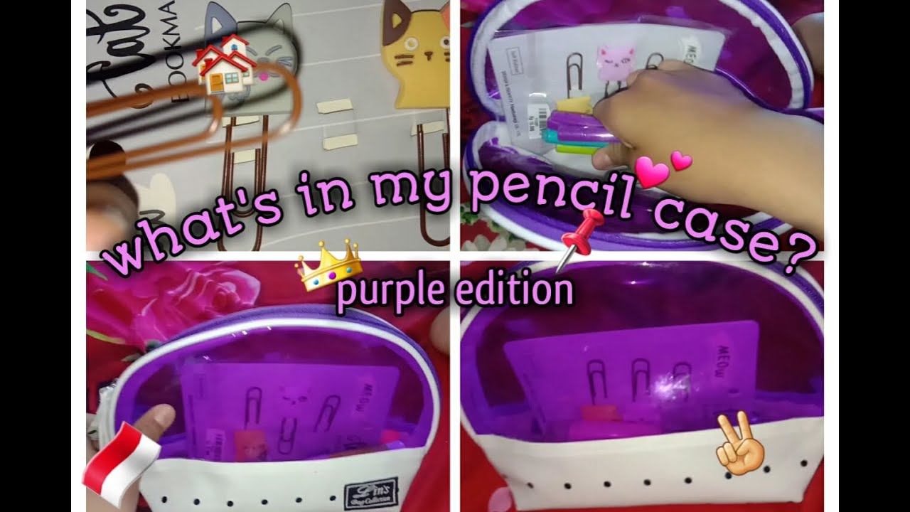 What's in my pencil case YouTube