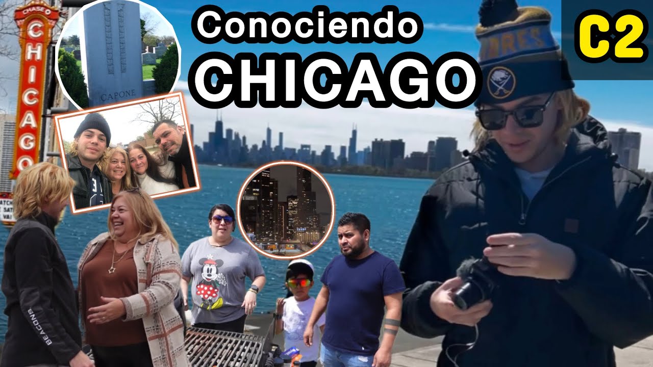 CHICAGO 🏙️ IMPRESIONANTE CIUDAD 🤩. Encuentros 🫂 ️. La tumba de Al