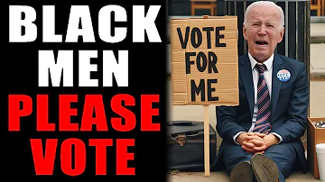 Biden Begging For The Black Vote...This Time It's Men