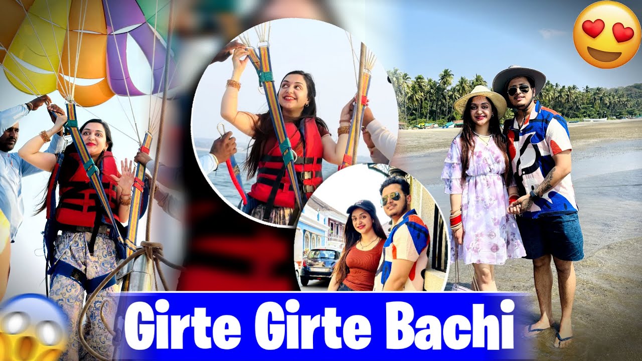 Samandar k beech Girne wali thi 😳🌊  A Day in Goa 🌴