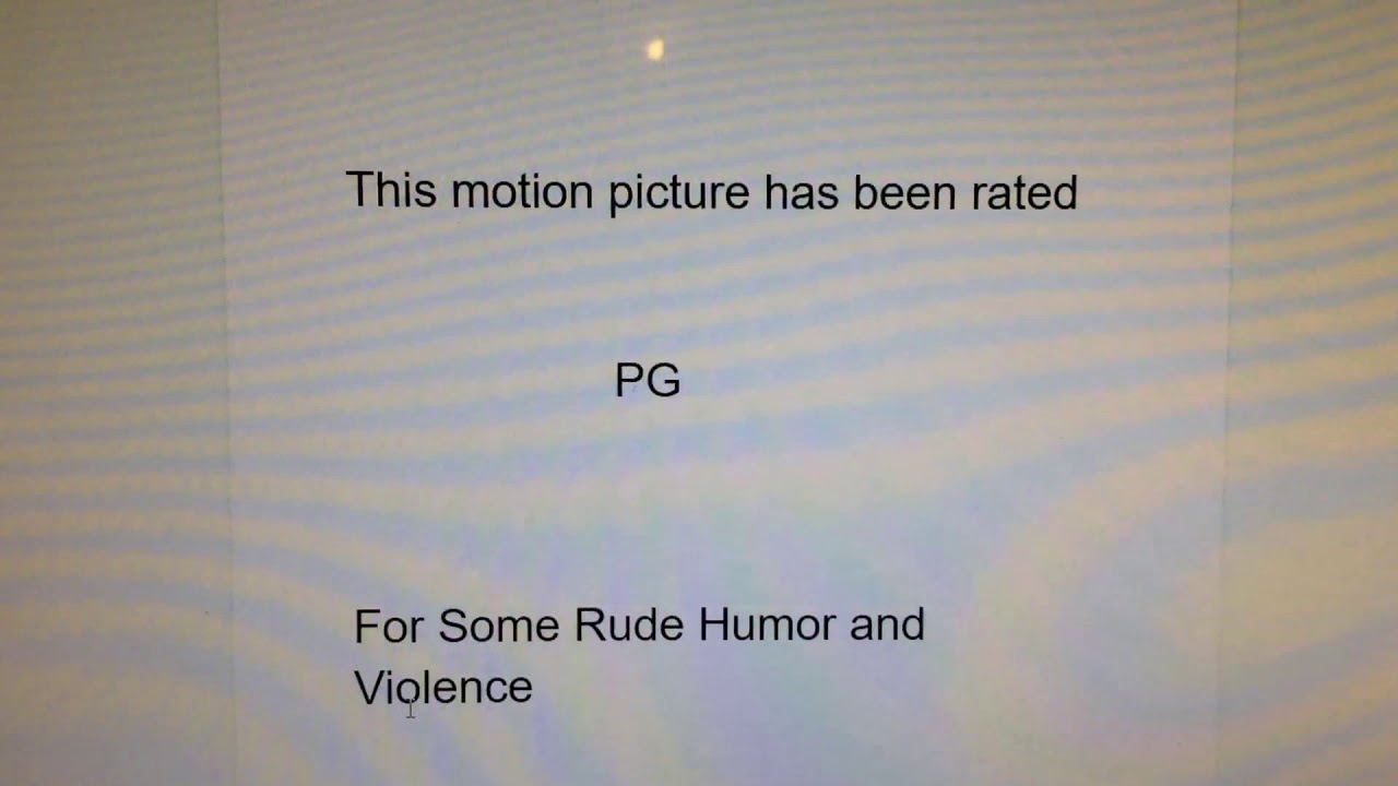 Pg Rude Humor Logo Rated PG Logo White Screen - YouTube