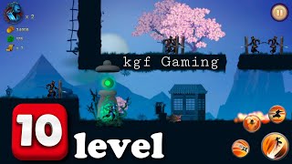 Ninja Warrior Gameplay level 10 | jungle of the dead | Kgf gaming screenshot 3